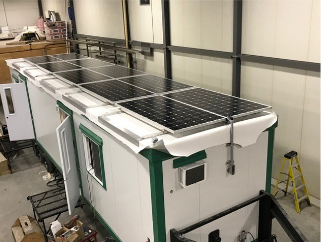 Panneaux solaires en toiture - Premier système réalisé pour le même client en 2019